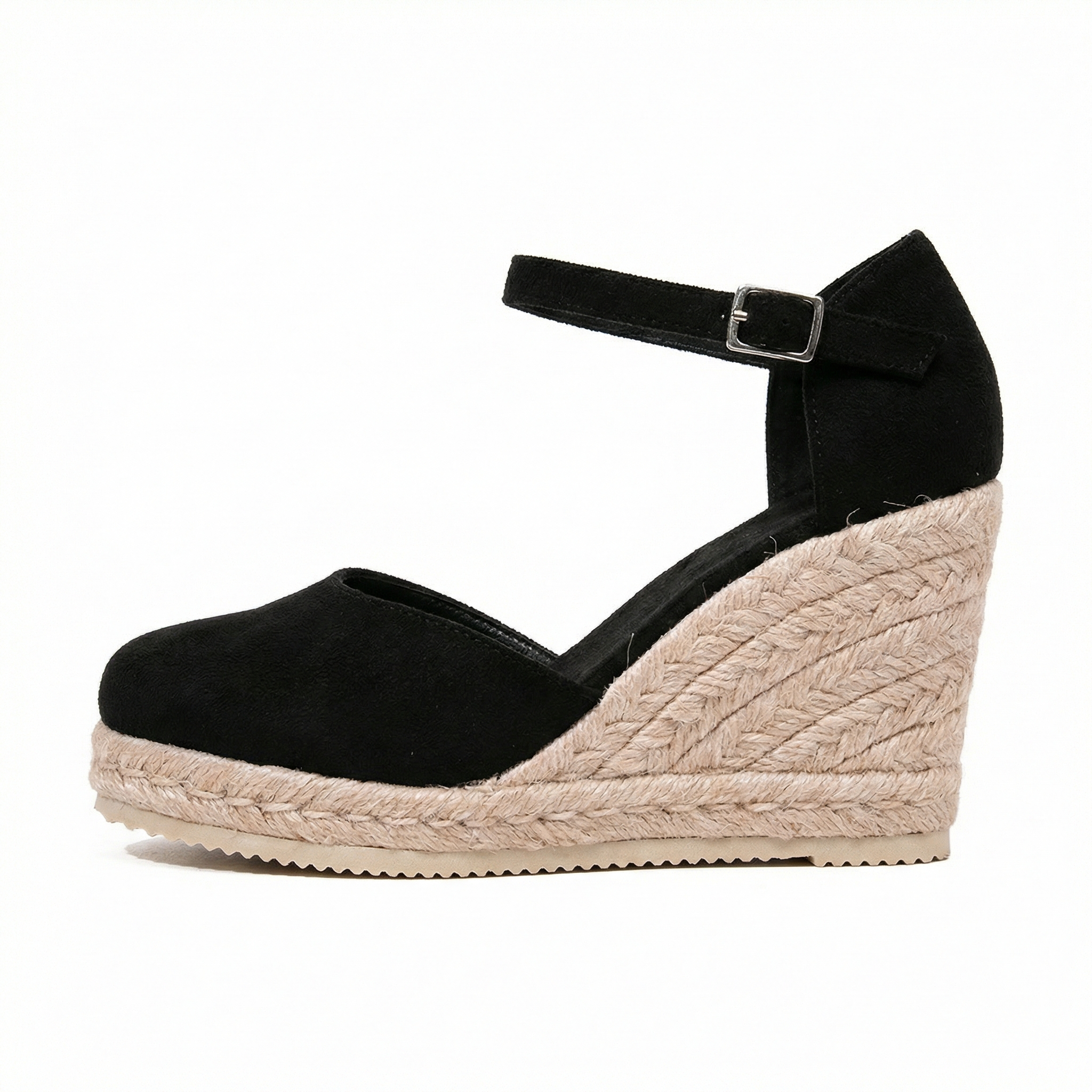Women's Sandals Wedge Open Toe Slip On Espadrille