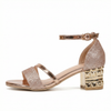 Women's Sandals Block Heel Open Toe Ankle Strap