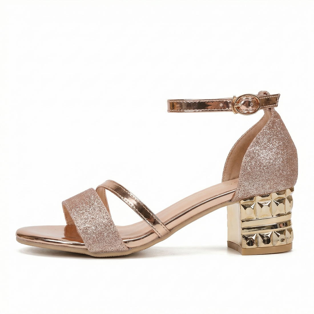 Women's Sandals Block Heel Open Toe Ankle Strap