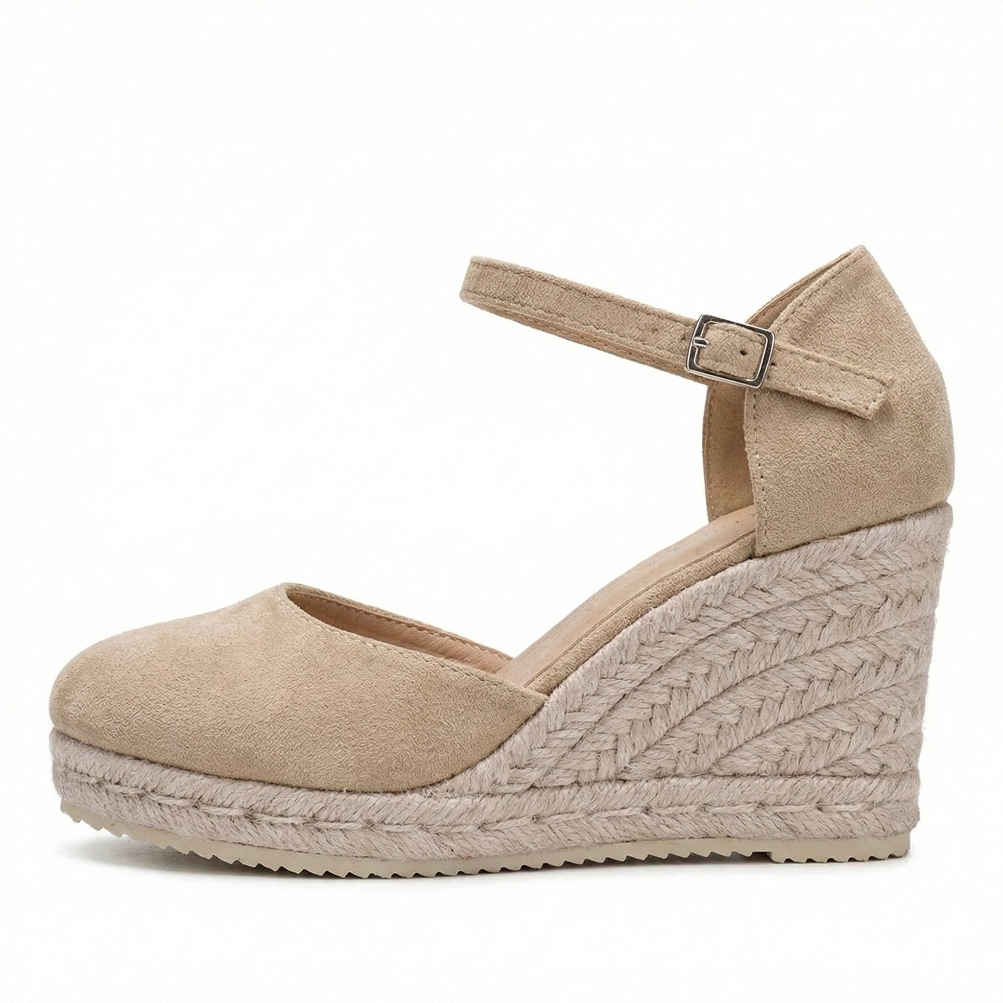Women's Sandals Wedge Open Toe Slip On Espadrille