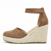 Women's Sandals Wedge Open Toe Slip On Espadrille
