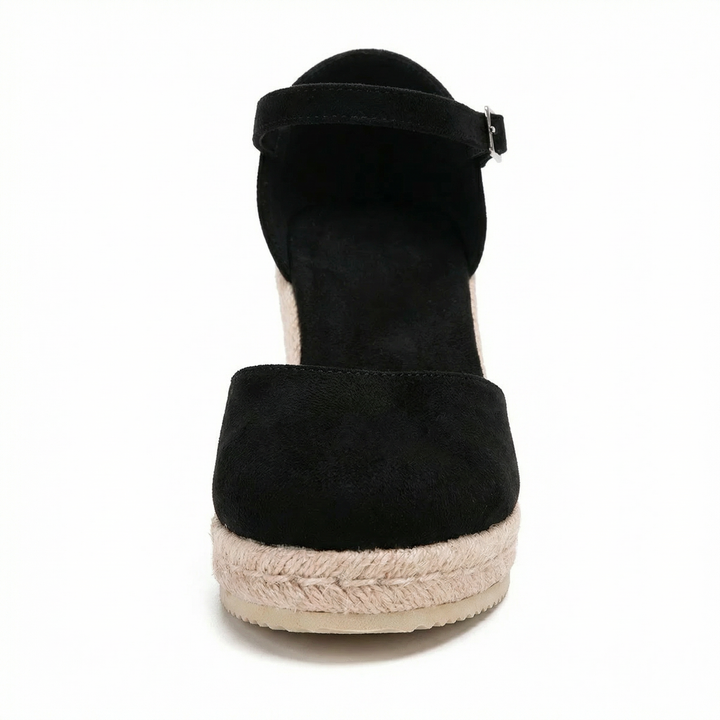 Women's Sandals Wedge Open Toe Slip On Espadrille