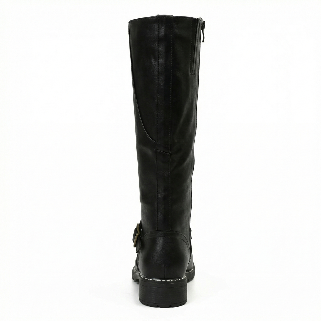 Women's Leather Boots Block Heel